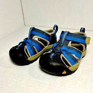 KEEN Toddler Baby Boys Blue Gargoyle Newport H2 Water Friendly Sandal Size 4